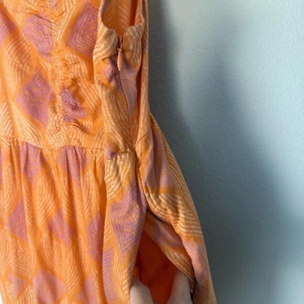 Anthropologie Orange Maxi Dress - Picture 6 of 13